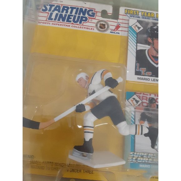 1993 First Year Edition Starting Lineup NHL Mario Lemieux NEW Collectable - Picture 2 of 8